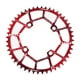 thumbnail image 1 of Plato de bicicleta, 40T 42T, plato estrecho y ancho, juego de bielas, rueda dentada simple Rojo 48T, 1 of 8