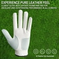 thumbnail image 5 of FINGER TEN Men’s Golf Glove Left Hand Right with Ball Marker Value 1 Pack, Weathersof Grip Soft Comfortable, 5 of 7