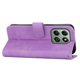 thumbnail image 4 of Funda Tipo Billetera para Honor X6B Carcasa Abatible con Porta Tarjetas, Bolsillo para Efectivo, Soporte Ajustable, Cierre Magnético y Correa de Muñeca Morado, 4 of 6