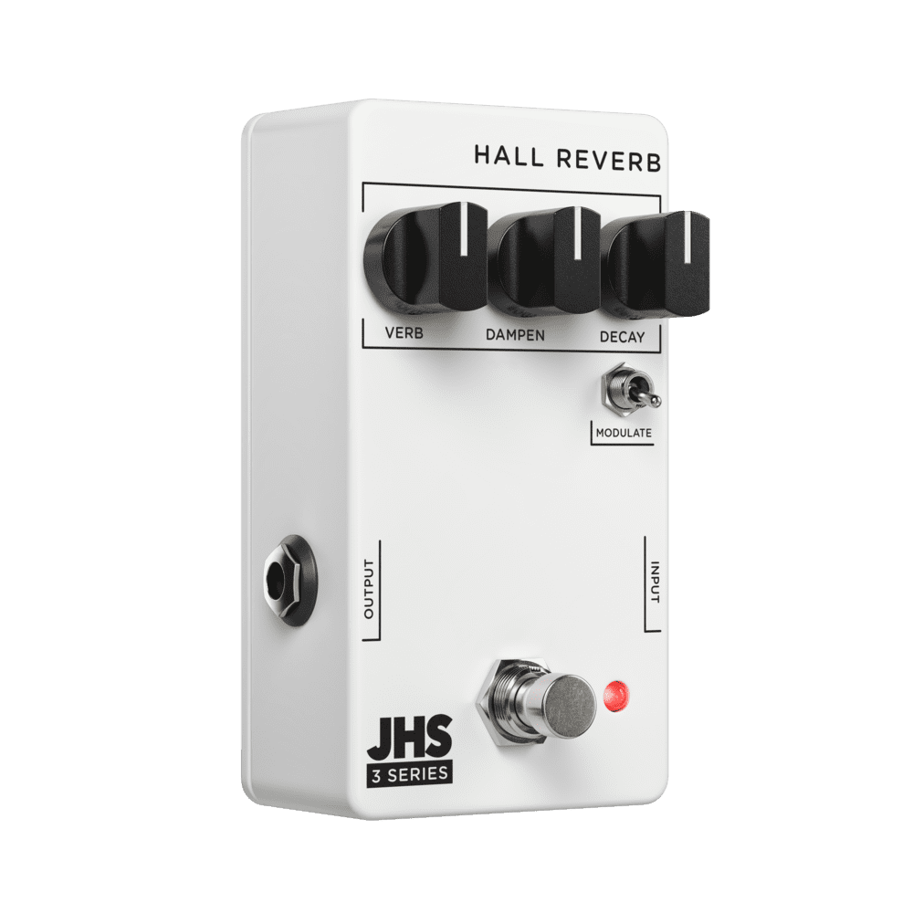 JHS Pedals Hall Reverb Effects Pedal White