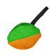 thumbnail image 2 of Pelota de mordida para perros, juguete de enriquecimiento cómodo con asa, juguete de pelota para perros Verde Naranja, 2 of 9