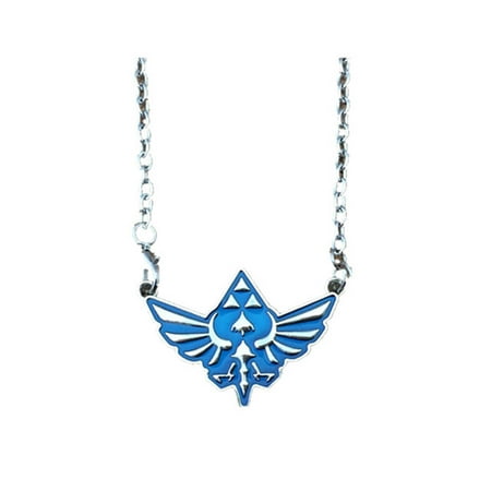 Legends of Zelda Blue Triforce 18" Necklace in Gift Box by Superheroes