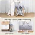 thumbnail image 4 of 59"x59"x27" One Step Foldable Playpen with Mat for Babies Boys & Girls, Large Playard with Storage Bag for Infant Toddler Indoor Outdoor Use, 4 of 7