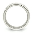 thumbnail image 2 of 925 Sterling Silver 7mm Brushed Fancy Band Ring Size 8.5, 2 of 7