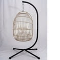thumbnail image 6 of Modern Outdoor Egg Chair with Stand, Patio PE Rattan Swing Chair, 2 Available Color, 6 of 12