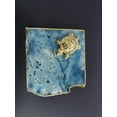 thumbnail image 3 of White Quartz Plate with Gold Turtle | Crystal Gemstone Tortoise for Decor Wellness Good Luck Feng shui, 3 of 6