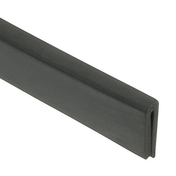 1/16" Rubber Edge Trim, 6.6 ft Flexible U Channel Edge Guard Protector for Keen Edge, Sheet Metal, Car Doors, Hatches, Table Corners, Black