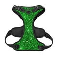 thumbnail image 5 of Daiia Green Glitterdog Harness, No-Pull Pet Harnessith 2 Leash Clips,Cat Harness And Leash Set,Step In Dog Harness, For Large Dogs, 5 of 9
