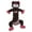 Brown, variant on Cuddle Plush Mesh & Plush Squeaking Dog Toy, Dark Brown