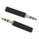 thumbnail image 1 of ELAYARD 2Ud Adaptador De Conector Audios Negro De Cobre Para Equipos Electrónicos Con Fácil Uso, 1 of 8
