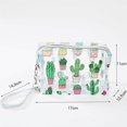 thumbnail image 3 of Sac Cosmétique Transparent Dessin Animé Sac Cosmétique à Main Sac Cosmétique à Main Sac de Lavage Transparent Flamant Rose Pochette Transparente pour Dames, 3 of 5