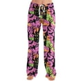thumbnail image 7 of LHVUOA Halloween Womens Pajama Pants Wide Leg Funny Graphic Pjs Comfy Bottoms with Pockets, 7 of 7