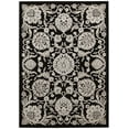 thumbnail image 2 of Nourison Graphic Illusions 7'9" x 10'10" Black Botanical Indoor Rug, 2 of 5