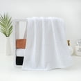 thumbnail image 7 of Pidada Hand Towels Set of 4 Striped Pattern 100% Cotton Absorbent Soft Decorative Towel for Bathroom (White), 7 of 7