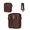 Brown, variant on Cell Phone Holster Faux Leather Belt Loops Card Slots With Carabiner Shoulder Strap For Woman Man For Daily