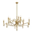 thumbnail image 5 of Tremont 12-Light Chandelier in Riviera Brass, 5 of 7