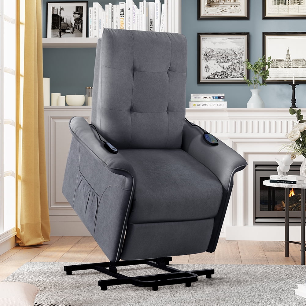 Private Jungle Power Lift Chair for Elderly with Adjustable Massage Function, Heat Recliner Chair for Living Room, Dark Grey Private Jungle Power Lift Chair for Elderly with Adjustable Massage Function, Heat Recliner Chair for Living Room, Dark Grey