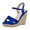 Blue, variant on Vedolay Sandals for Women Dressy Summer Womens Closed Toe Sandals Wedge Casual Ankle Strap Platform Sandals,Yellow 6.50