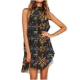 thumbnail image 2 of Qiopertar Robe d'Été Imprimée Décontractée Sans Manches Col Rond en Solde Livraison Gratuite à Moins de 5$ jusqu'à 90 % de Réduction, 2 of 5
