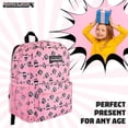 thumbnail image 4 of Mochila escolar Minecraft Kids con bolsillo frontal rosa, 4 of 7