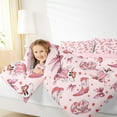 thumbnail image 5 of Feelyou Western Princess Boot Bedding Comforter Set, Kawaii Pink Bowknot Twin Comforter Sets, Cute Cowgirl Cowboy Reversible Bedding Set, Super Cozy Room Decor, 2-Piece, 5 of 9