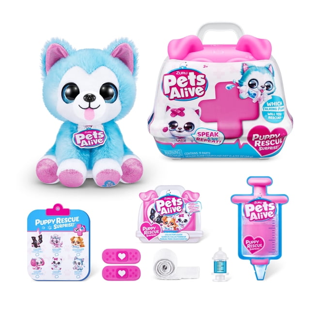 Peluche Pets Alive Pet Shop Surprise S3 Puppy Rescue