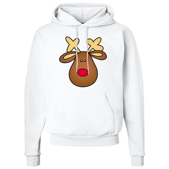 Inktastic Rudolph the Red Nose Reindeer Adult Hoodie Sweatshirt