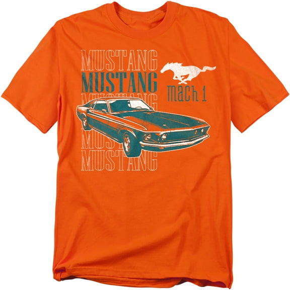 Ford Mustang T-Shirt Mach 1 Repeat Unisex Graphic Tee For Men & Women