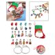 thumbnail image 1 of 24 Uds. de fabricación de pulseras navideñas con abalorios, suministros artesanales para la fabricación de joyas, accesorios, collar de decoración Soledad dijes colgantes, 1 of 10
