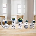 thumbnail image 3 of Figura de , juguetes educativos, adorno, figurita coleccionable, escultura de , estatua de resina para escritorio, sa de estar, 5 piezas Sunnimix estatuillas de astronautas, 3 of 8