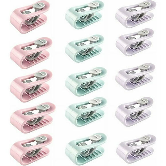 15 Pieces Duvet Cover Clips, Duvet Cover Clips, Bed Sheet Clips, Needle-Free Anti-Slip Clips, Non-Slip Duvet Clips to Secure Your Duvet