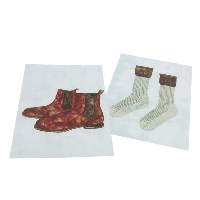 Kit de accesorios de fotografía de papel de de pared Prettyia varios Botas Baoblaze Ilustración de papel de la tarjeta de pared
