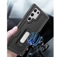 thumbnail image 6 of CoverON For Samsung Galaxy S22 Plus Holster Case, Heavy Duty Full Body Belt Clip Phone Cover Kick Stand Card Slot - Black, 6 of 8
