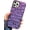 iPhone 11, variant on iPhone 14 Plus Glitter Case, Fashion Bling Glitter Purple Cute Soft Silicone Tin Foil 3D Pleats Women Girls Shockproof Soft Case Cover for iPhone 14 Plus