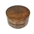 thumbnail image 5 of Christa 2-Drawer 30" Round Coffee Table - Chestnut, 5 of 6