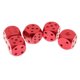 thumbnail image 5 of Dados de esquina de aleación de aluminio Yotijar RPG Board Game Supplies rojo, 5 of 8