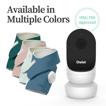 Owlet Dream Duo 2 Smart Baby Monitor: FDA-Cleared Dream Sock plus Cam 2 HD WiFi Video - Mint