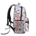 thumbnail image 3 of Fotbe Abstract Floral Mochila Casual con Estampado para Escuela, Viajes y Actividades al Aire Libre - Duradera, Ligera y Cómoda, 3 of 5