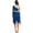 Blue, variant on YEAHDOR Womens Long Sleeve Church Liturgical Robe Dance Dress Asymmetrical Hem Modern Lyrical Dancewear Costume