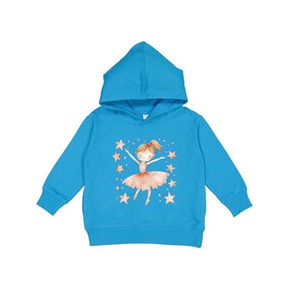 Inktastic Ballerina Girl in Pink Toddler Hoodie