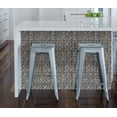 thumbnail image 4 of InHome Camden Antique Silver Faux Tin Peel & Stick Backsplash Tiles, 4 of 5