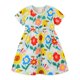 thumbnail image 1 of Vestido de princesa de verano para niños, vestidos florales de crisantemo para niñas, falda plisada estampada de estilo pastoral, ropa informal 1-7Y90 (18-24M) Gao Jinjia LED, 1 of 2