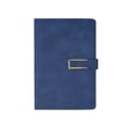 thumbnail image 1 of Organizador de cuadernos de escritura, diario de viaje, diario de planificación de bloc de notas de negocios vintage, A5 240 páginas, azul marino, A5, 1 of 5