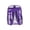 Purple, variant on Clear Backpack, Heavy Duty Transparent PVC Backpack with Padded Straps, Stadium Approved See Through Bookbag for Travel, Work, and Daily Commute