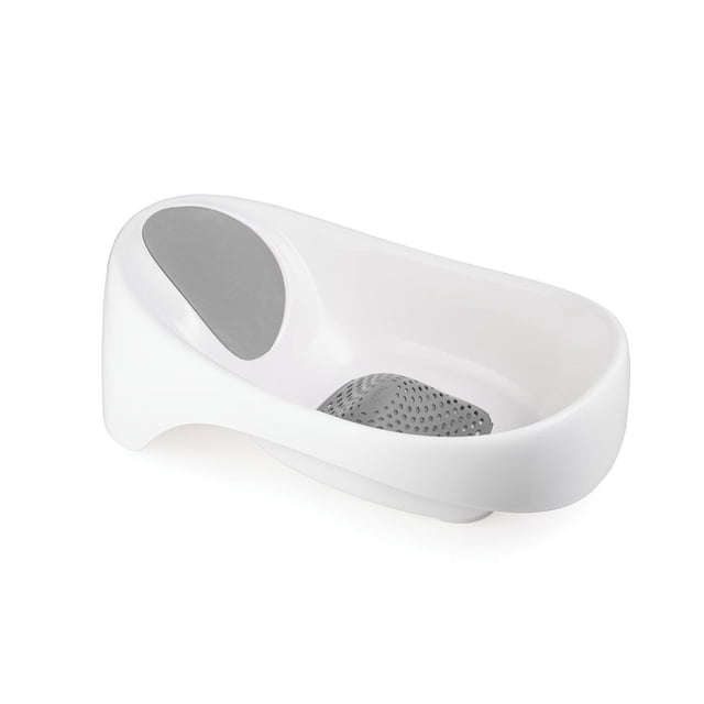 Bañera Bebé Boon Soak Gris Ergonómica Ajustable