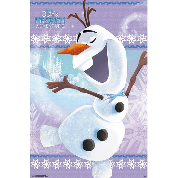 disney frozen olaf s frozen adventure olaf wall poster 22 375 x 34 walmart com