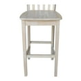 thumbnail image 5 of International Concepts Slatback Bar height Stool - 30" Seat Height, 5 of 12