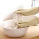 thumbnail image 4 of Guantes para lavar platos | Guantes de cocina impermeables de PVC con forro polar | Guantes de goma antideslizantes y duraderos para lavar platos, lavar la ropa y usar en el baño | Paquete de 2, 4 of 6