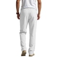 thumbnail image 5 of Mens Golf Pants Lightweight Quick Dry Anti-Slip Work Dress Pants Stretch Elastic Waist Drawstring Casual Slacks with Pockets Size 3XL White, 5 of 8