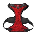 thumbnail image 5 of Bingfone Red Rose No Pull Dog Vest Harness For Small Medium Large Dogs Strap For Puppy Walking,Training,Dog Harness-Large, 5 of 9